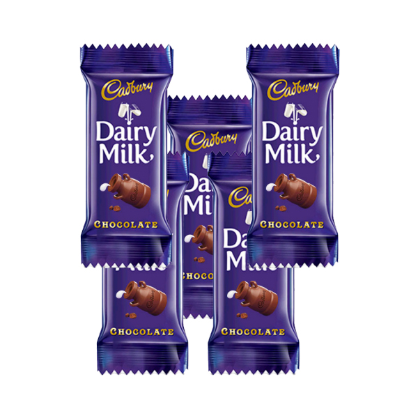5 Dairy Milk Chocolates Rs.10 Each