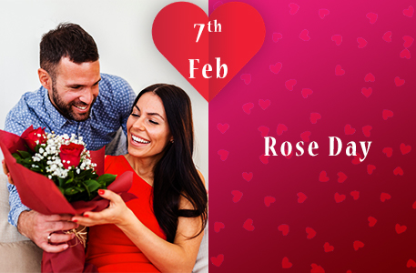 Valentine roses delivery online on rose day