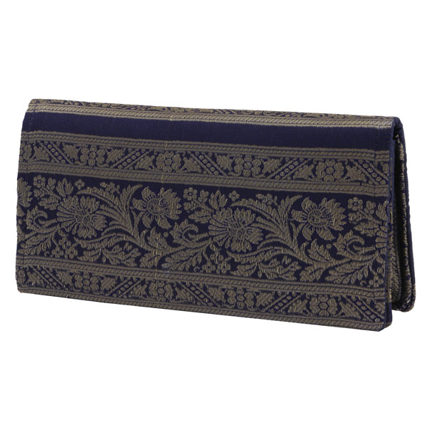 Navy Blue Colour Ethnic Clucth Purse For Women/Girls
