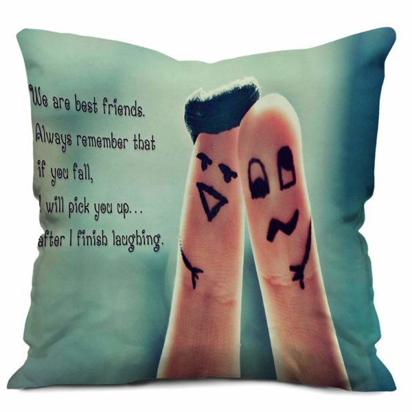 Finger Friend Print cushion