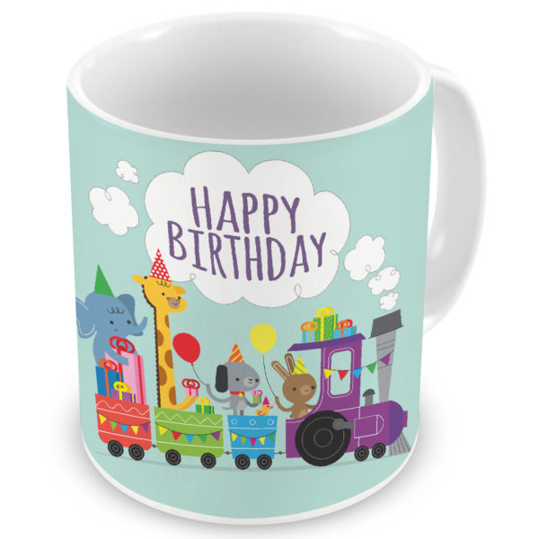 Chak Chak Express Happy Birthday Printed Ceramic Mug