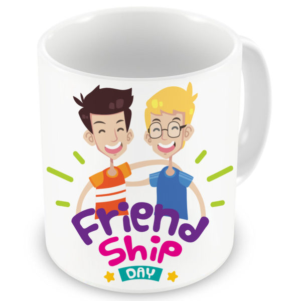 Friendship Day Quote Printed Ceramic Mug