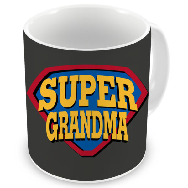 Super Grandma Quote Printed Ceramic Coffee Mug