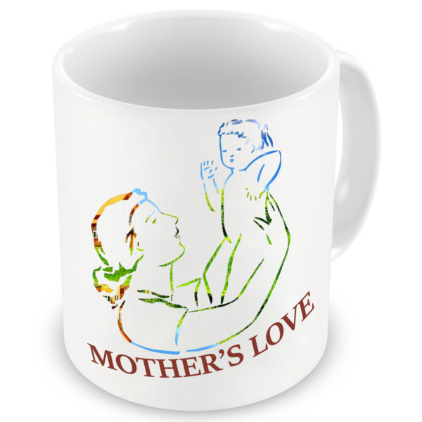 Mother's Love Quote Printed Ceramic Coffee Mug