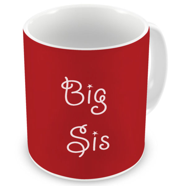 Big Sis Stylish Text Printed Ceramic Mug