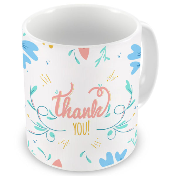 Thank you Quote Printed Ceramic Mug for Sister