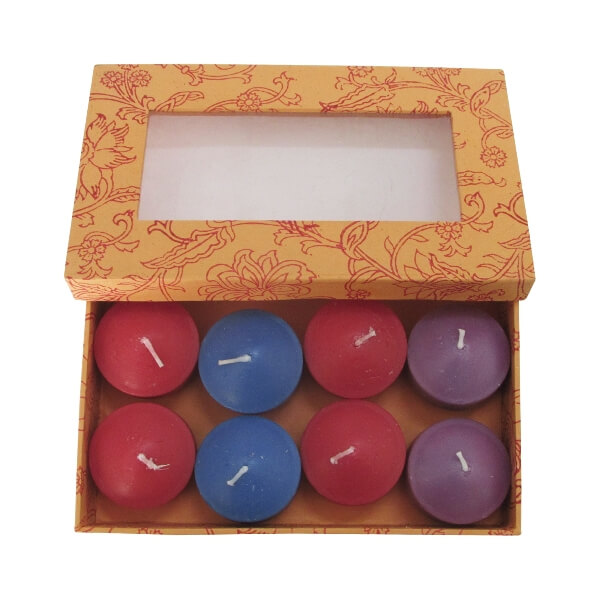 Decorative Paraffin Wax Floating Candle (Pack of 8 )