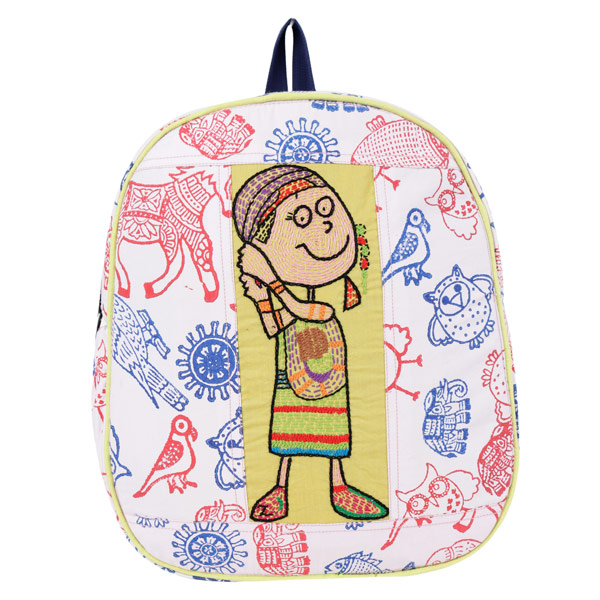 Handmade Cotton Kids School Bag