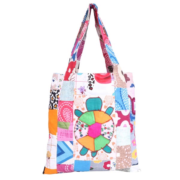 Indha Craft Multicolour Shopping Bag/ Grocery Bag