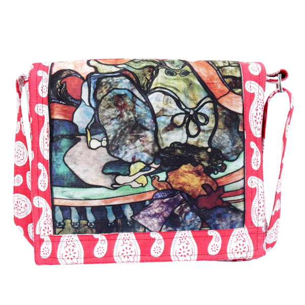 Indha Craft  Quirky Digital Print Sling Bag/ College Bag for Girls/Women