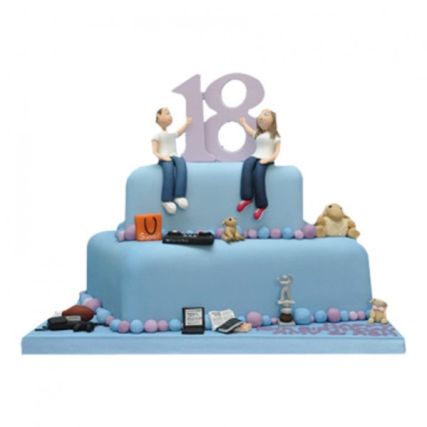 Blue Delight Birthday Cake 3kg