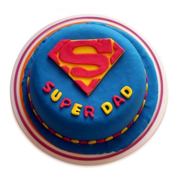 Super Dad Designer Cake