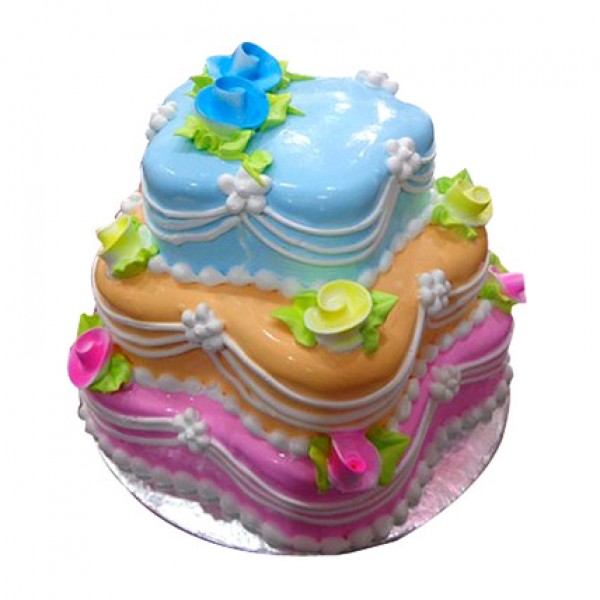 Colourful Wedding Cake 5kg