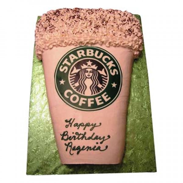 Designer Starbucks Cake 2kg
