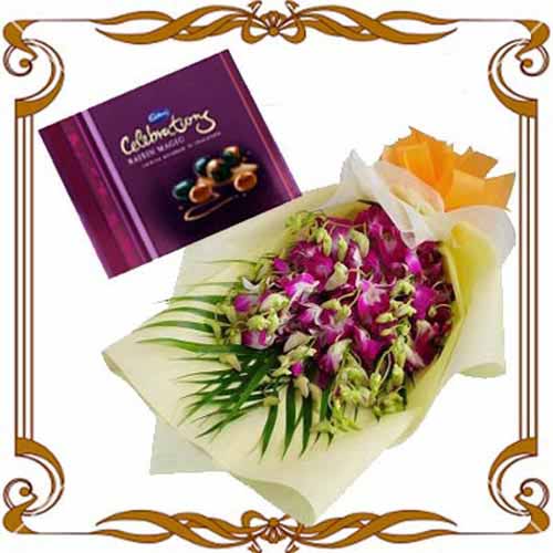 Orchid with Celebration Orchid with Celebration