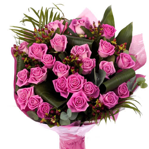 24 Pink Roses- Valentine Eve