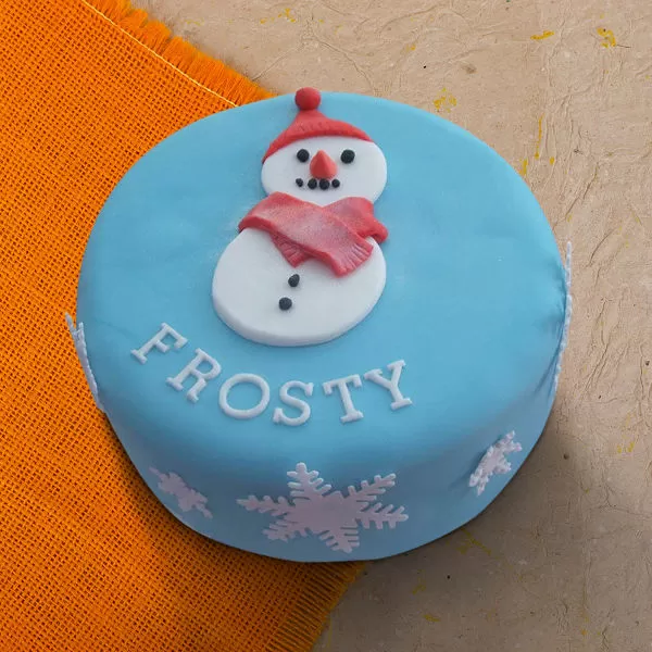 Frosty Fondant Cake
