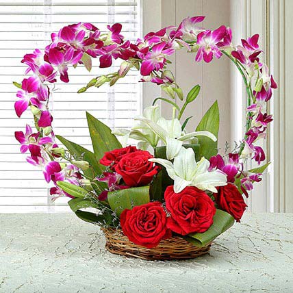 Floral Heartshaped Arrangement Floral Heartshaped Arrangement