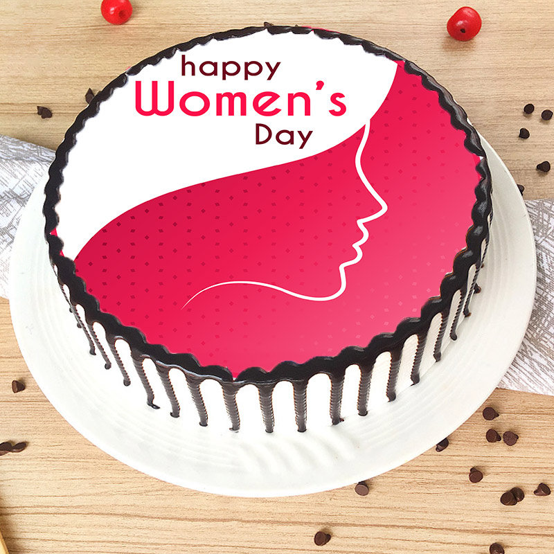 500 gm Womens Day Poster Cake