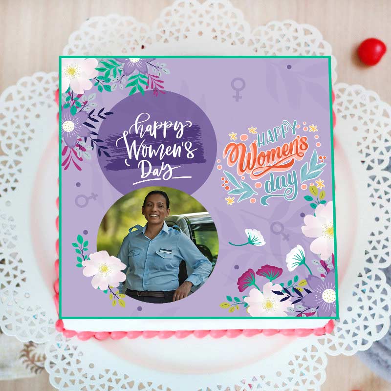 500 gm Personalised Womens Day Cake