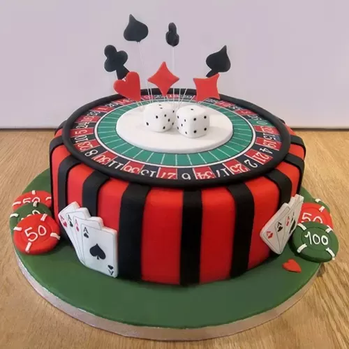 Casino Birthday Cake (3 Kg)