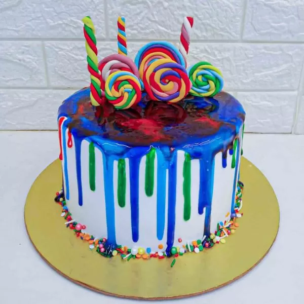 Glossy Candy Cake
