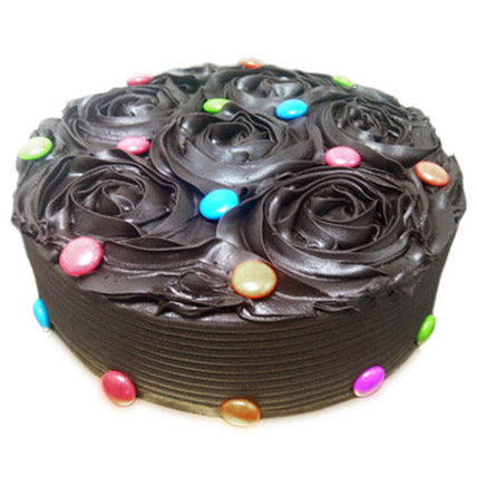 Chocolate Flower Cake One kg