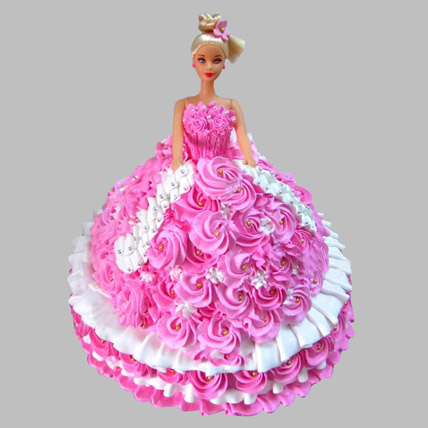 Rosy Barbie Cake 2kg