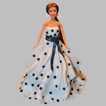 Polka Dots Dress Barbie Cake 2Kg