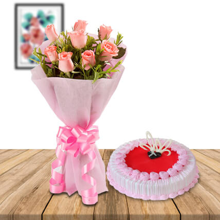 Sweet Adoration-Roses and Cake