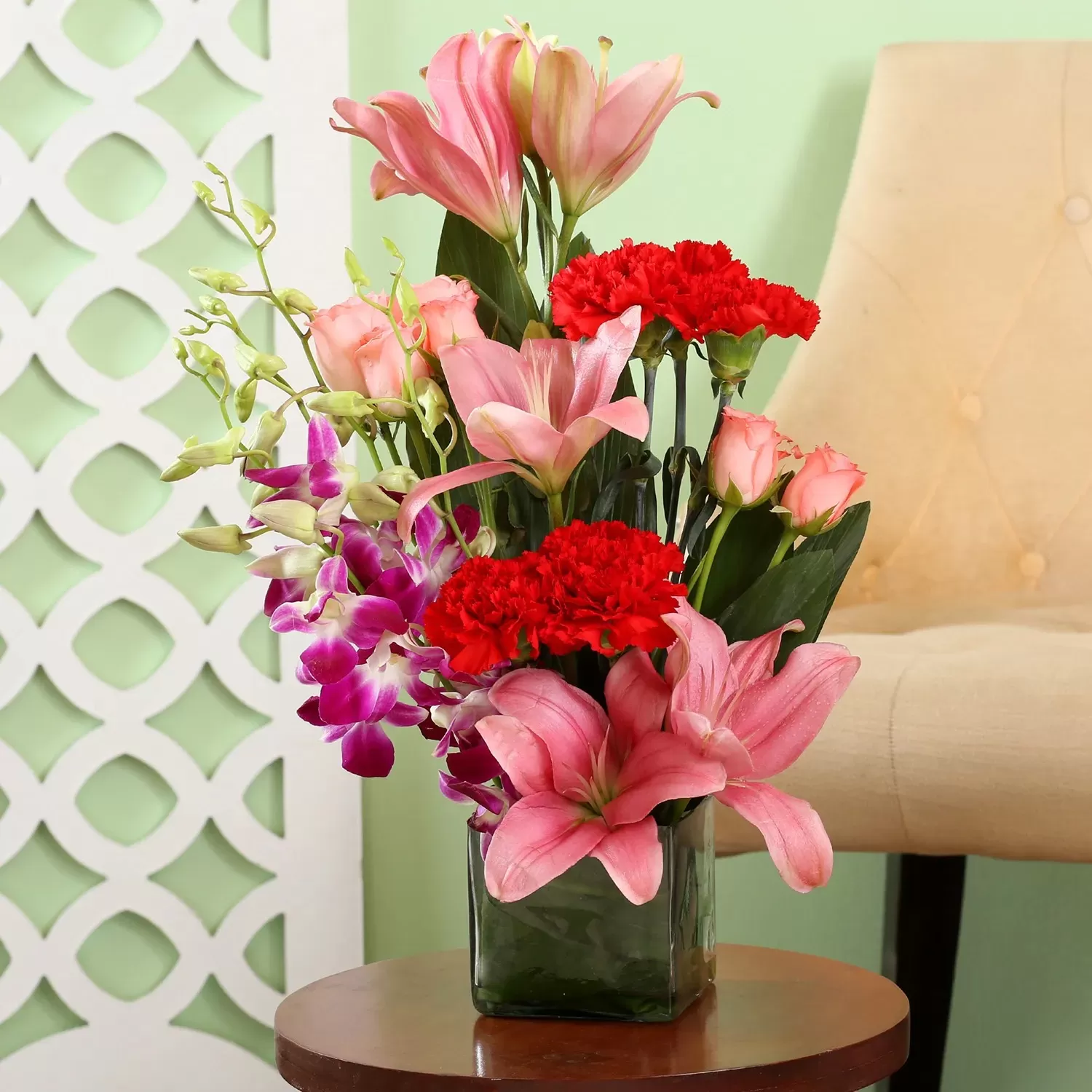Beautiful Mixed Flower Vase