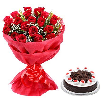 Black Forest and Flowers Premium Black Forest and Flowers Premium