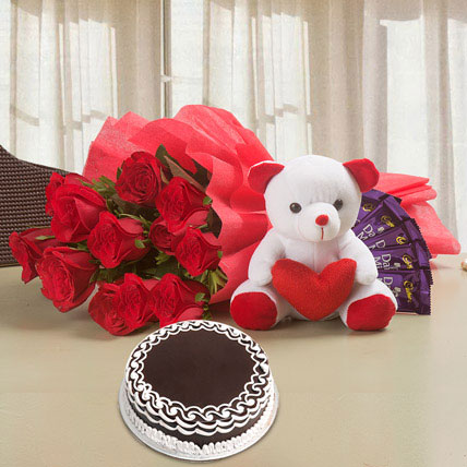 Beautiful Red Rose Hamper Deluxe Beautiful Red Rose Hamper Deluxe