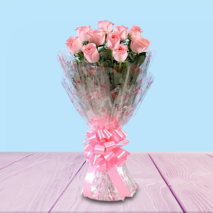 10 pink roses for your Valentine