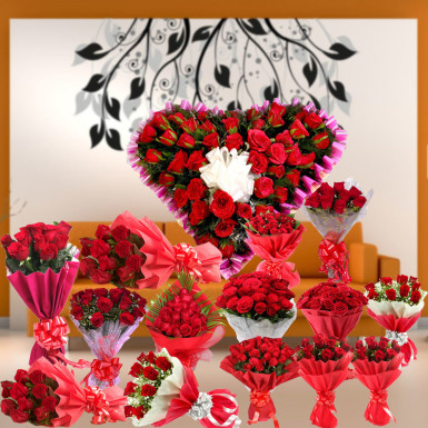 Plenty Of Lovely Flowers- Valentine