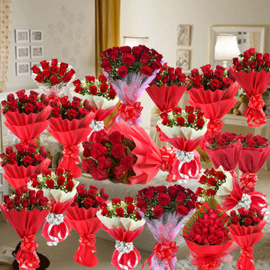 Bundle Of Floral Charm- Valentine