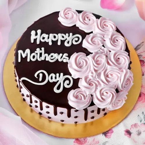 500 gm Happy Mother's Day Yummy Chocolate Cake 500 gm Happy Mother's Day Yummy Chocolate Cake