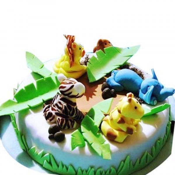 Fluffy Mix animal cake Fluffy Mix animal cake