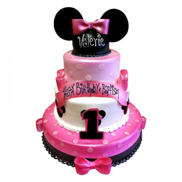 Minnie Mouse 3 Tier Cake 8kg Minnie Mouse 3 Tier Cake 8kg