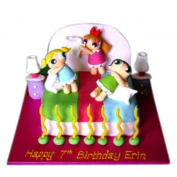 Powerpuff Girls Cake 3kg Powerpuff Girls Cake 3kg