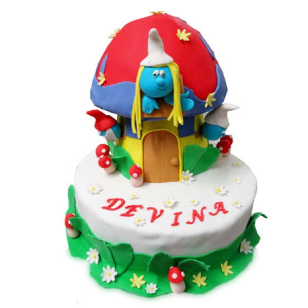 Smurf Cake Smurf Cake