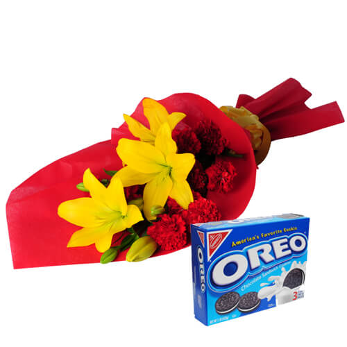 Flowers with Oreo Cookies-VL