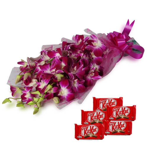 Orchids with Chocolates-VL