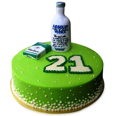 Young Absolute Vodka Cake 2kg