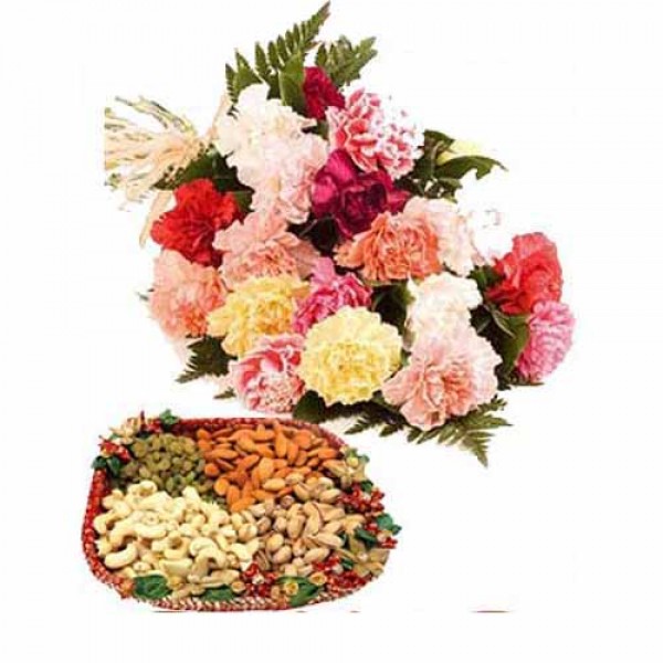 Flowers with Dry Fruits