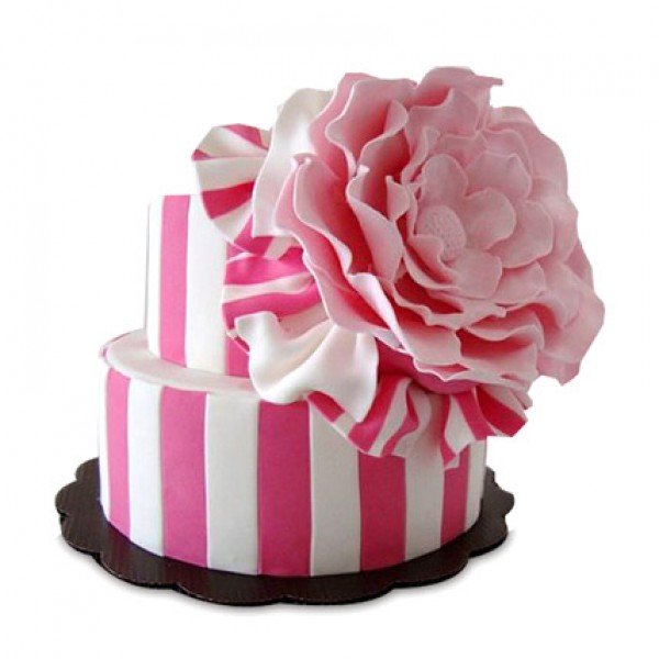 Pink Flowery Cake 3.5kg